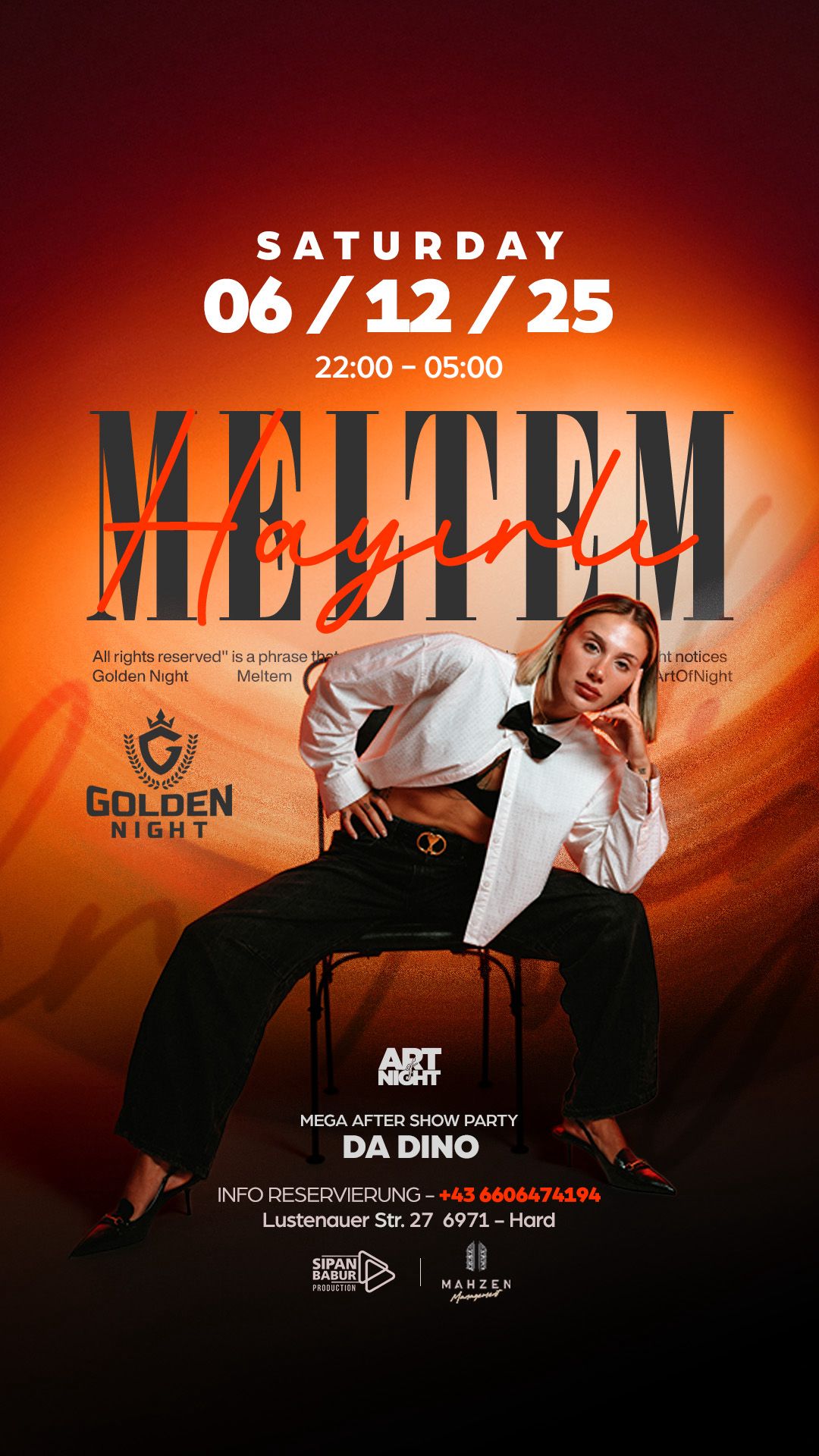 MELTEM HAYIRLI LIVE ON STAGE